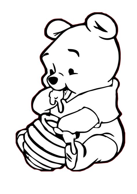 pooh bear coloring pages